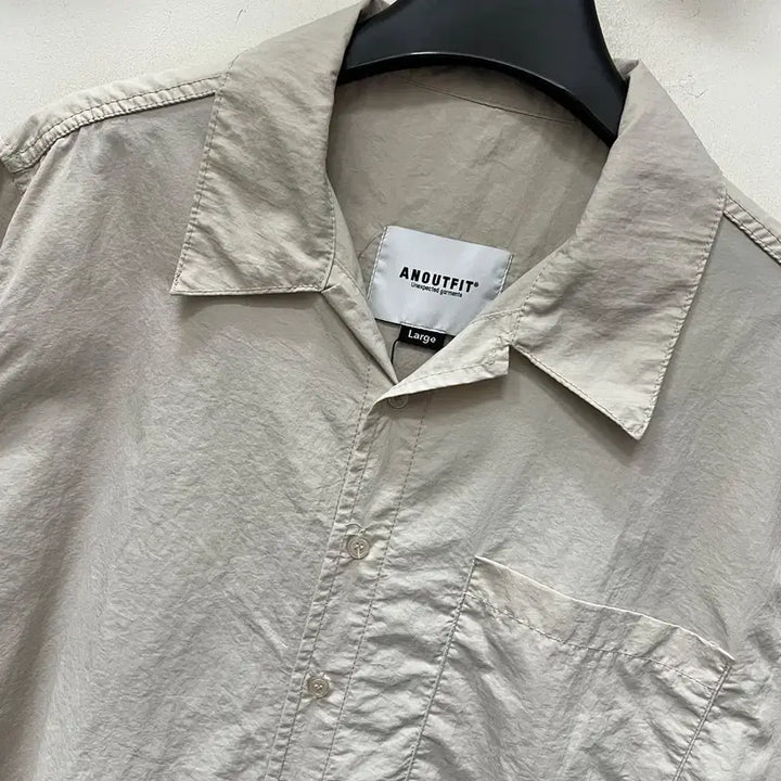 [BUNJANG] Unoutfit Utility Nylon Pocket Short Sleeve Shirt L / 언아웃핏 유틸리티 나일론 포켓 반팔 셔츠 L