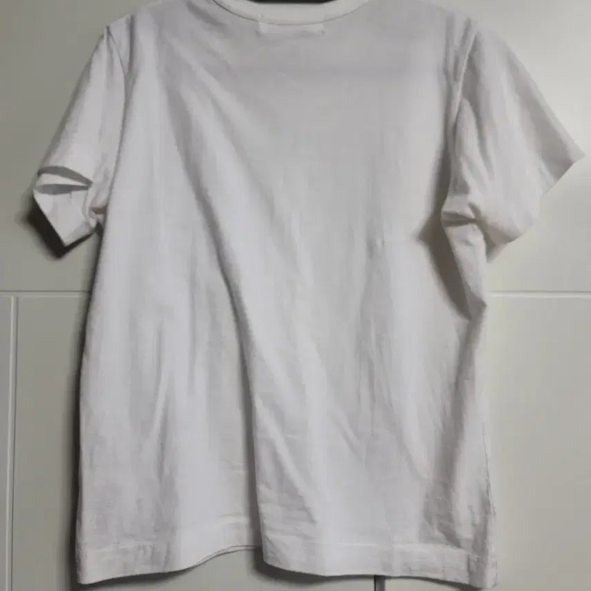 [BUNJANG] Comme des Garçons Heart Logo Short Sleeve T-Shirt White L / 꼼데가르송  하트 반팔 티셔츠 화이트L