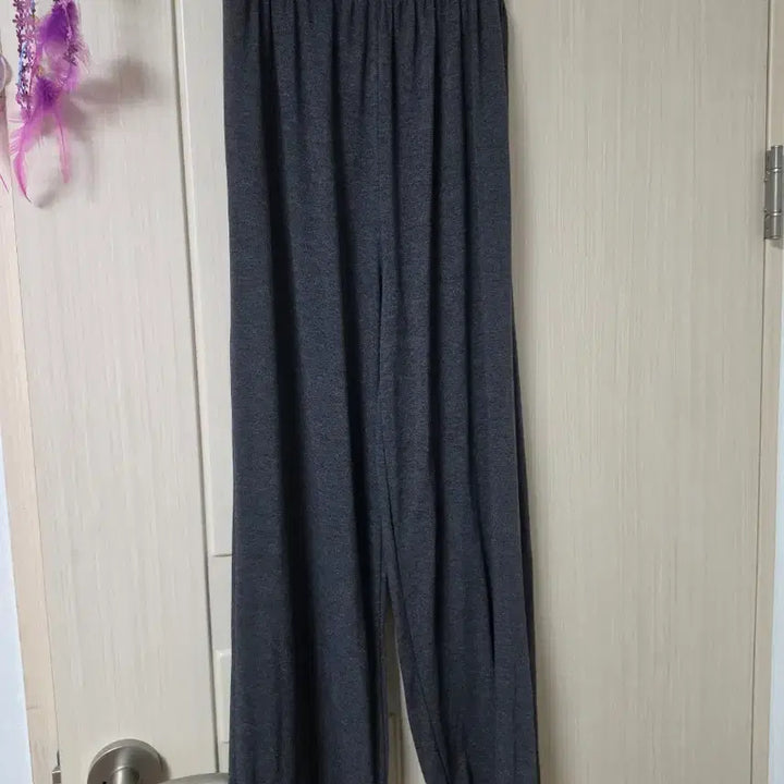 [BUNJANG] Black &amp; Charcoal Wide Pants / 찰랑찰랑 블랙 &amp;차콜  팬츠