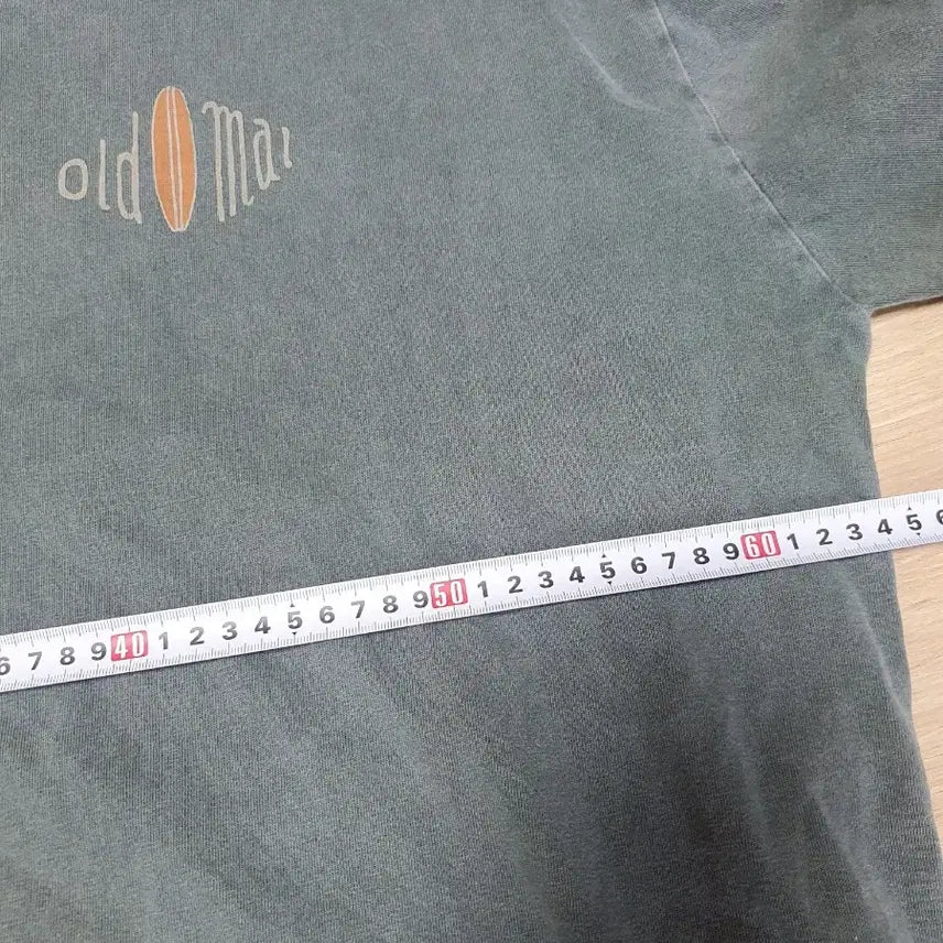 [BUNJANG] Old Malsaint Surf Chameleon Khaki Long Sleeve T-Shirt / 올드말세인트서프 카멜레온 카키 긴팔 티셔츠