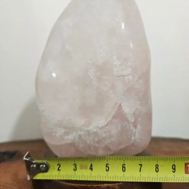 [BUNJANG] Rose Quartz Natural Stone Display / 핑크빛 로즈쿼츠 천연석 광물원석 수석
