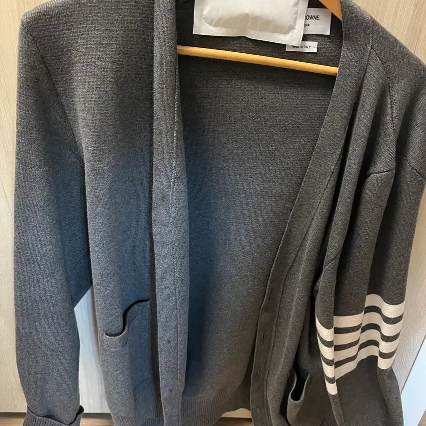 [BUNJANG] Thom Browne Milano Stitch Cardigan (Gray) / 톰브라운 밀라노 스티치 가디건(그레이)