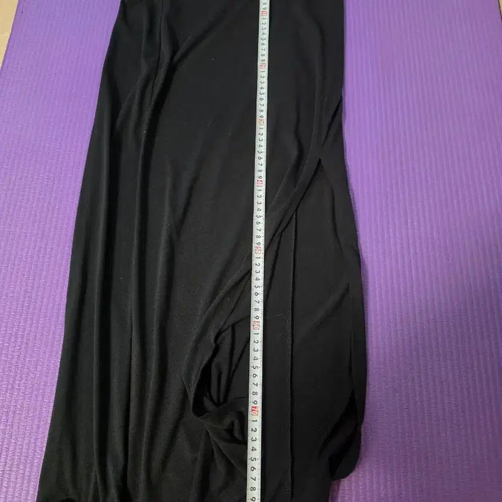 [BUNJANG] Black Side Slit Skirt / 블랙 옆트임 스커트