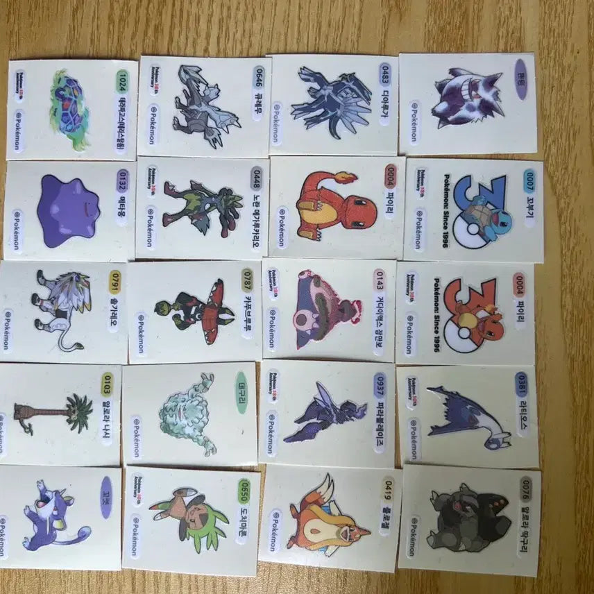 [BUNJANG] Pokemon Stickers / 포켓몬 띠뿌씰