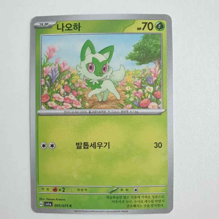 [BUNJANG] Naoh Pokémon Card / 나오하 포켓몬카드