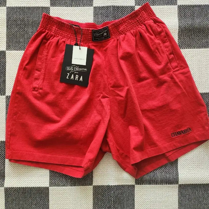 [BUNJANG] Zara x Willy Chavarria Embroidered Jogger Bermuda Shorts / 자라 윌리 차바리아 자수 조거 버뮤다 쇼츠