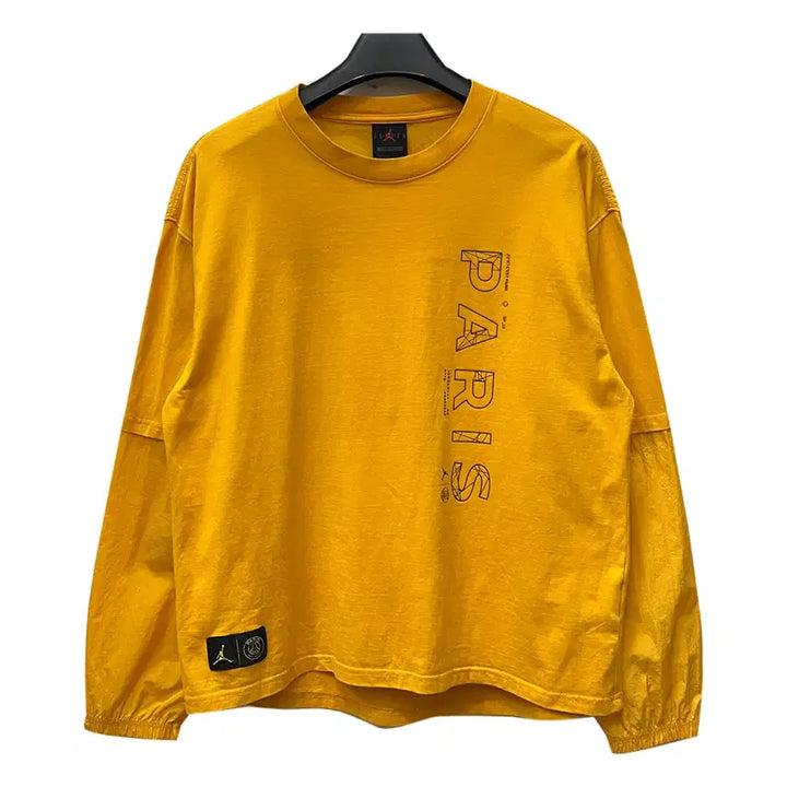 [BUNJANG] Nike Jordan x Paris Saint-Germain Statement Long Sleeve Top XL / 나이키 조던 x 파리 생제르망 스테이트먼트 긴팔 탑 XL