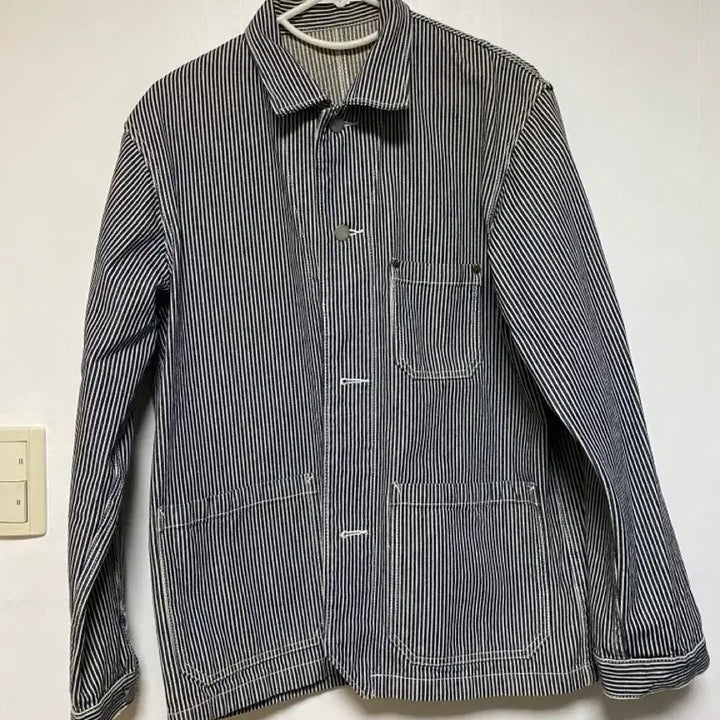 [BUNJANG] GU Jiyoo Hickory Work Jacket (Size M) / [GU] 지유 히코리 워크자켓 M사이즈