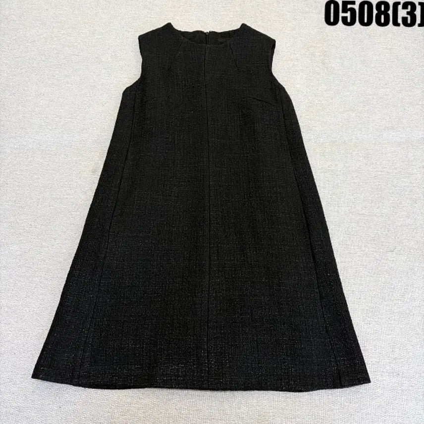 [BUNJANG] Sleeveless Tweed Dress Black / 블랙 민소매 트위드 원피스 F 0508