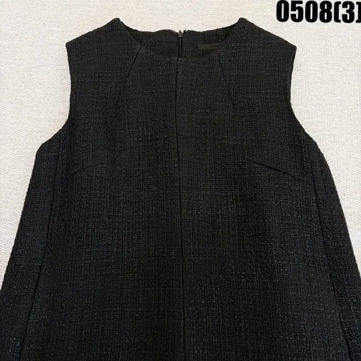 [BUNJANG] Sleeveless Tweed Dress Black / 블랙 민소매 트위드 원피스 F 0508