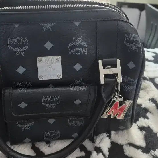 [BUNJANG] MCM Black Boston Bag / MCM 블랙 보스턴백 가방
