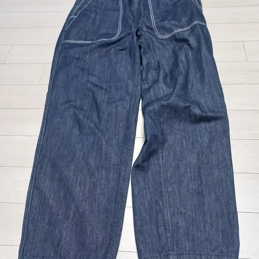 [BUNJANG] Covernat Wide Denim Pants (XL/34) / 커버낫 와이드 데님 팬츠 XL 34사이즈