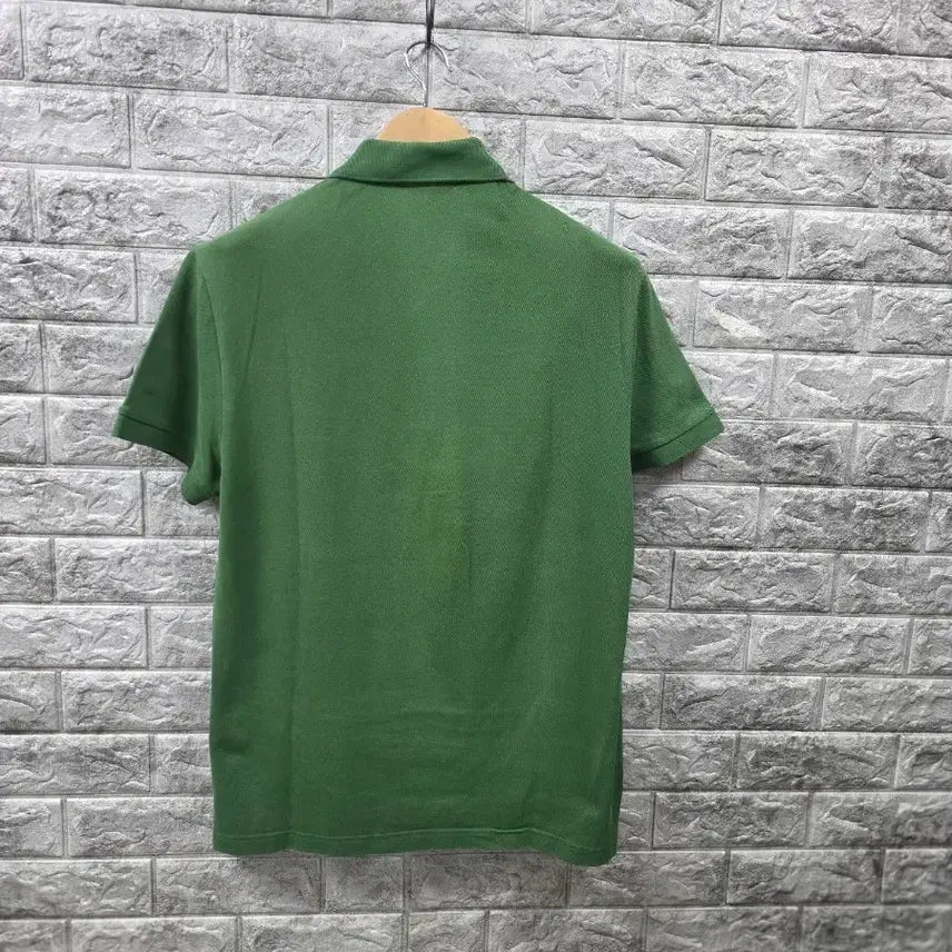 [BUNJANG] Lacoste Green Cotton Short Sleeve Polo Shirt - Size 105 / 라코스테 반팔 카라티 그린  사이즈 105
