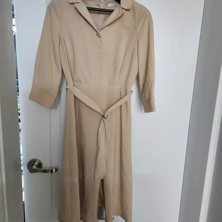 [BUNJANG] Roem Belted Linen Dress / 로엠 벨티드 린넨 원피스
