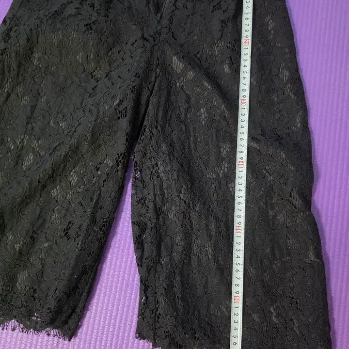 [BUNJANG] Black Lace Pants / 블랙 레이스 팬츠