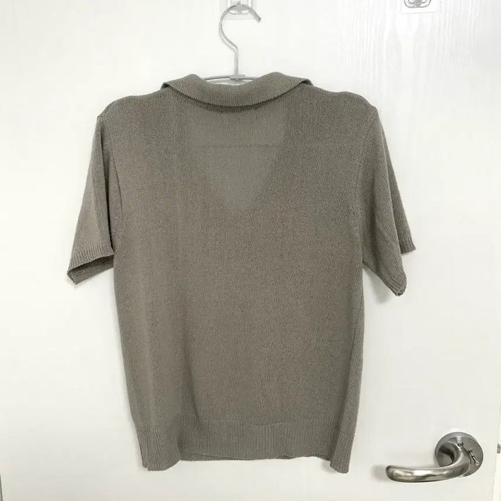 [BUNJANG] Half Sleeve Knit / 반팔 니트 모카