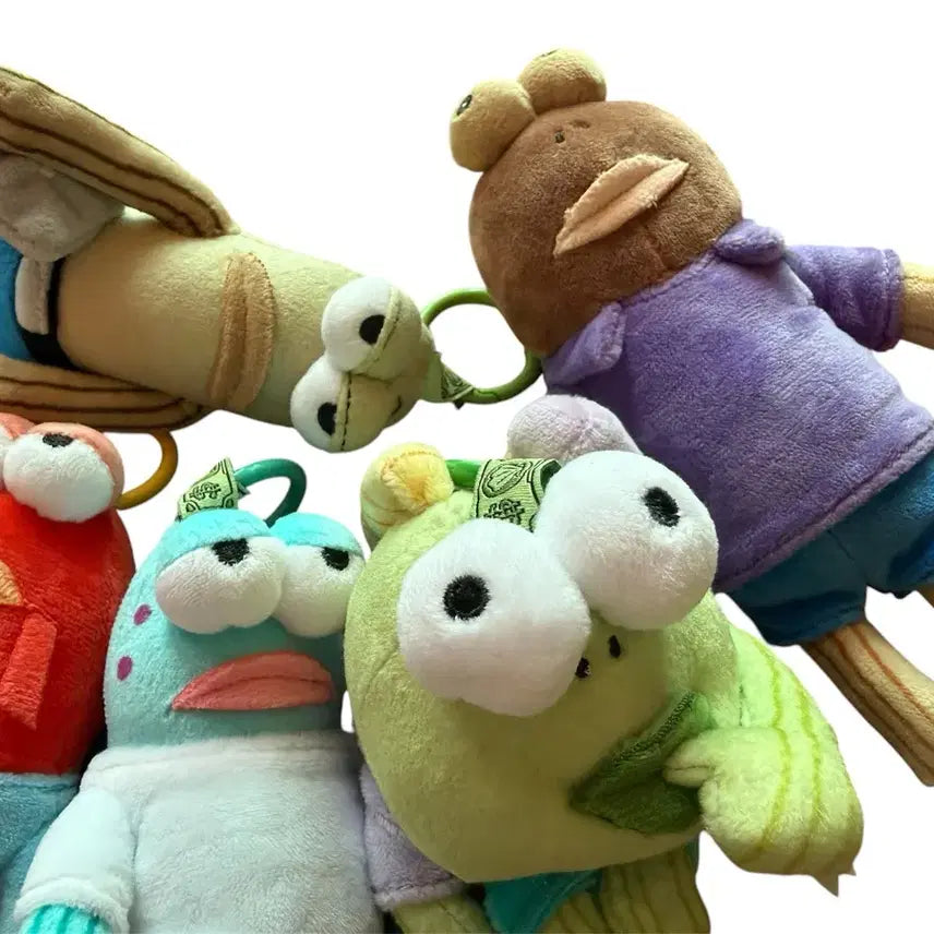 [BUNJANG] Pop Mart Labubu SpongeBob Friends Keychain Bundle Set / 팝마트 정품 라부부 스폰지밥친구들 키링 일괄