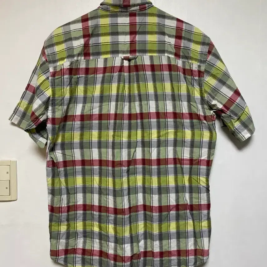 [BUNJANG] PENDLETON Cotton Check Short Sleeve Shirt M / [PENDLETON] 펜들턴 코튼 체크 반팔셔츠 M
