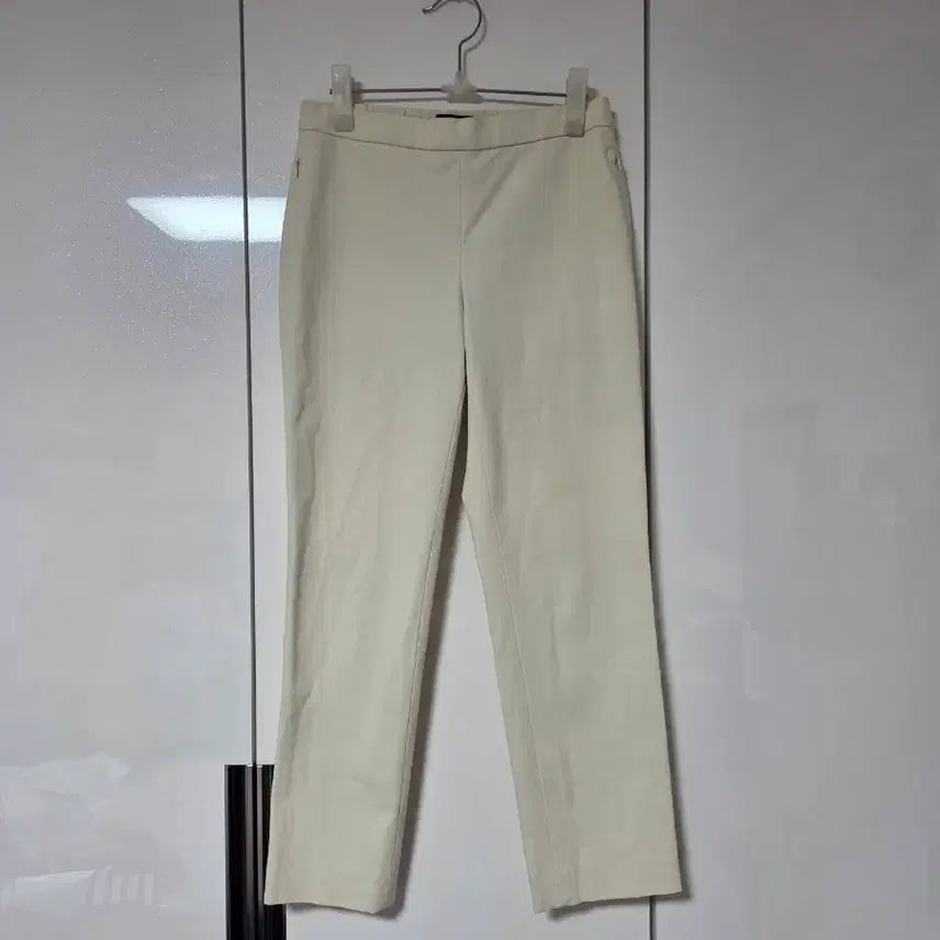 [BUNJANG] Theory Ivory Elastic Waistband Slacks / 띠어리 아이보리색 여성 바지