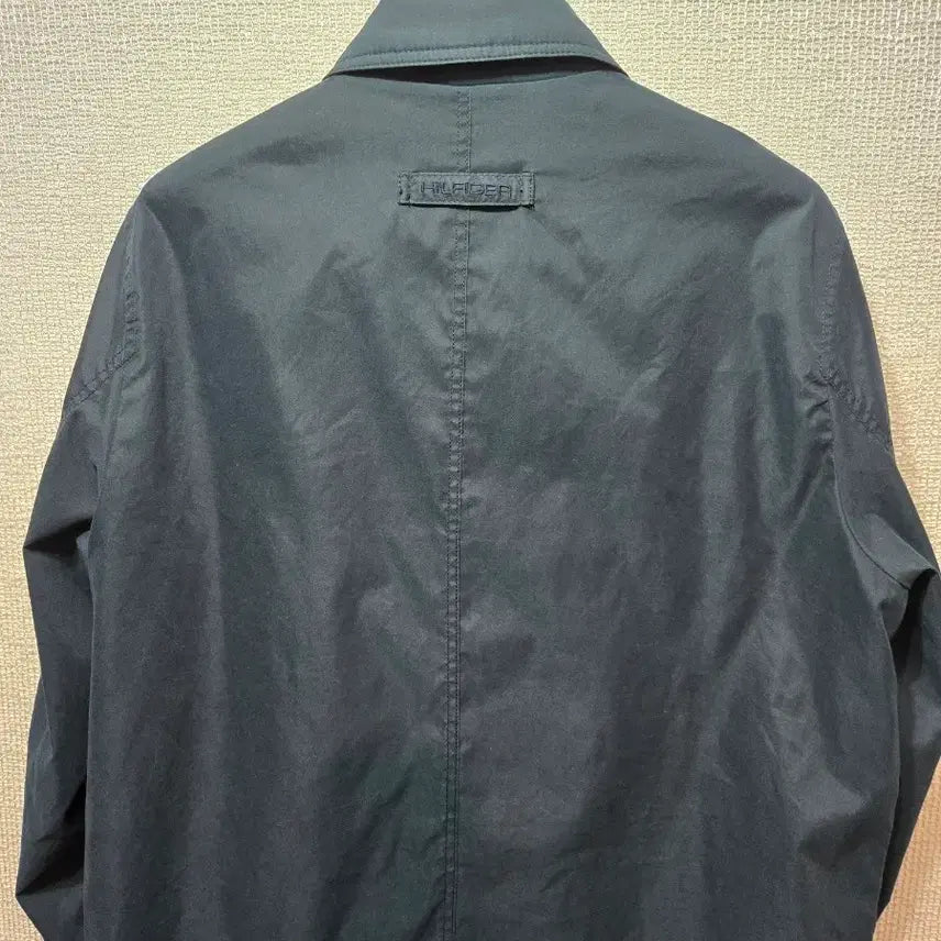 [BUNJANG] Tommy Hilfiger Navy Check Lined Bomber Jacket / 타미힐피거 점퍼 L