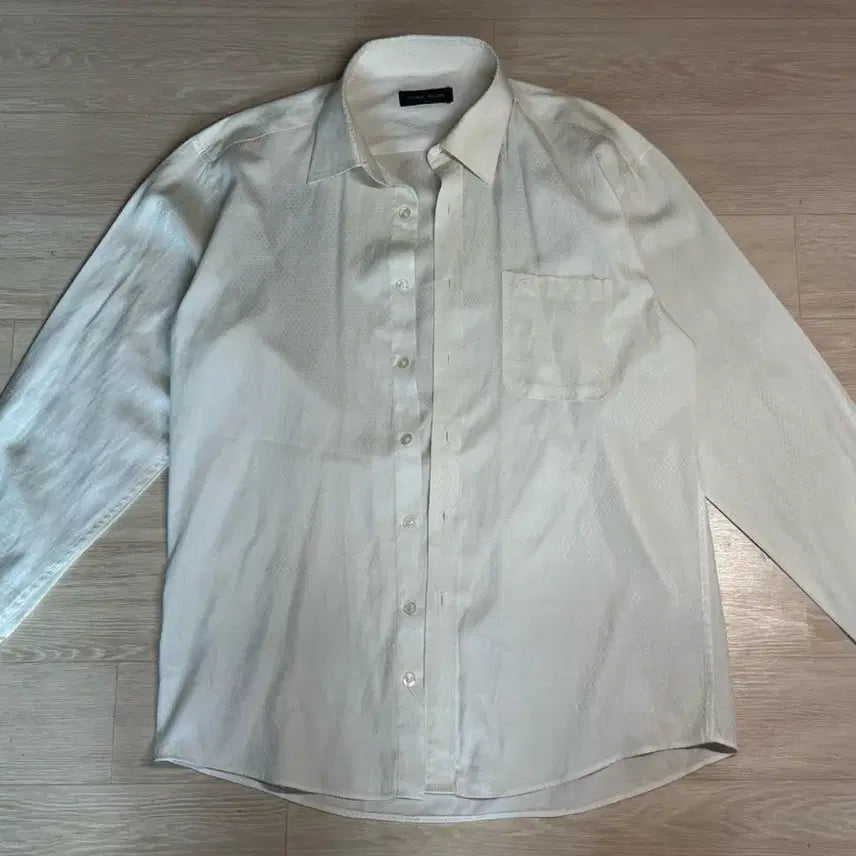 [BUNJANG] Armarich White Long Sleeve Shirt / 아르마리치 흰색 남방 긴팔 셔츠