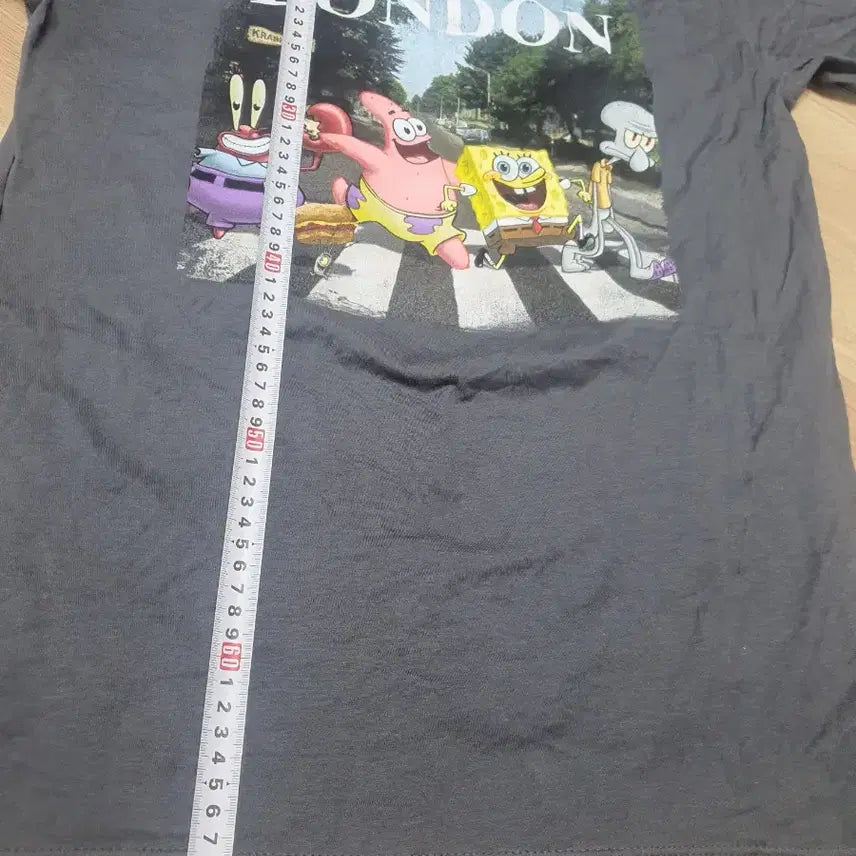 [BUNJANG] Nickelodeon SpongeBob Short Sleeve T-Shirt / 니켈로디언 스폰지밥 반팔티셔츠