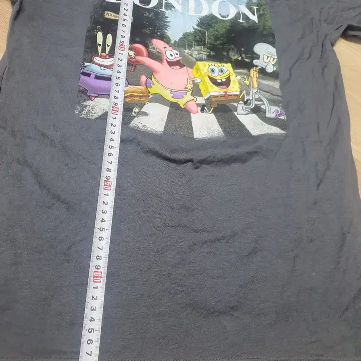 [BUNJANG] Nickelodeon SpongeBob Short Sleeve T-Shirt / 니켈로디언 스폰지밥 반팔티셔츠