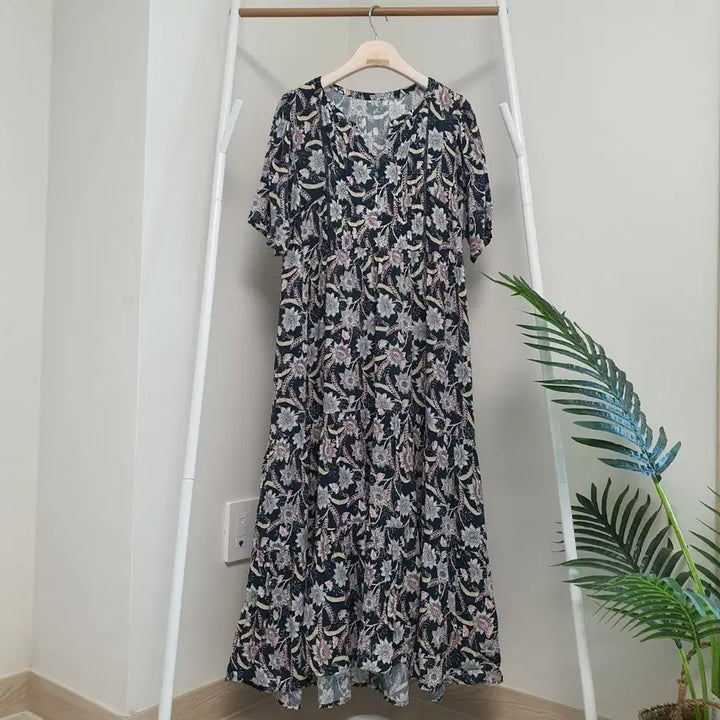 [BUNJANG] Thursday Island Short Sleeve Tiered Dress / 써스데이아일랜드 반팔 티어드원피스