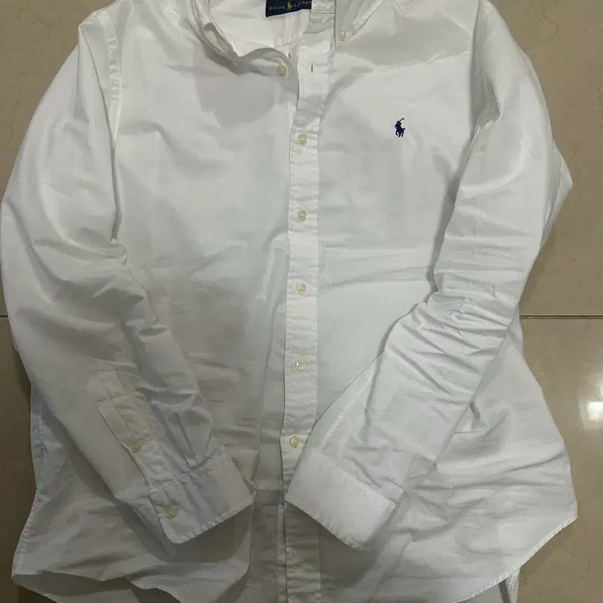 [BUNJANG] Polo Ralph Lauren White Shirt (XL) / 폴로 랄프로렌 XL(110-115) 흰색 화이트 셔츠남방 빅사이즈