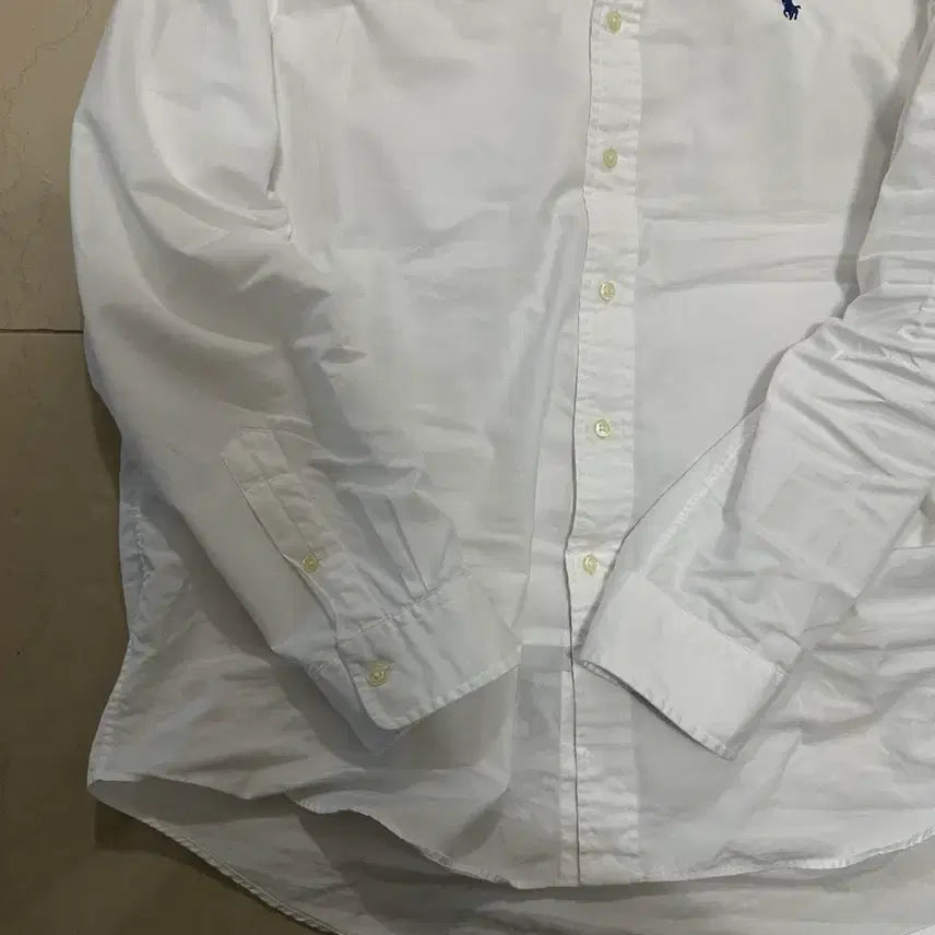 [BUNJANG] Polo Ralph Lauren White Shirt (XL) / 폴로 랄프로렌 XL(110-115) 흰색 화이트 셔츠남방 빅사이즈