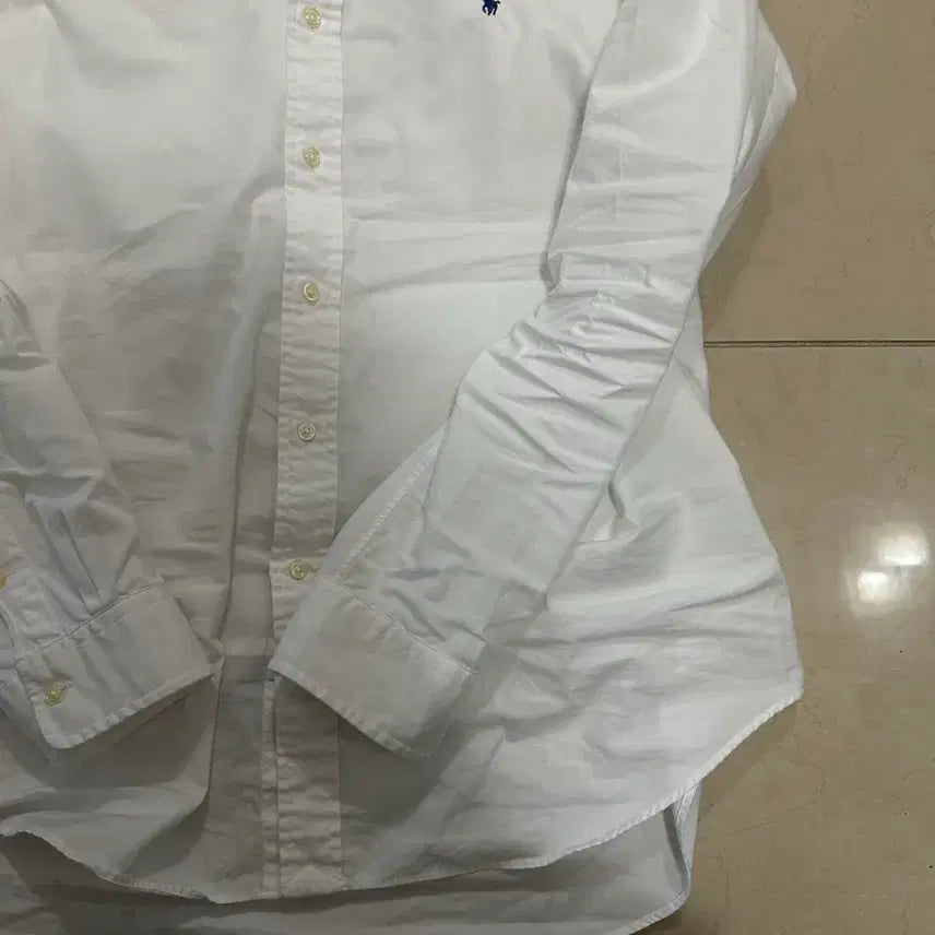 [BUNJANG] Polo Ralph Lauren White Shirt (XL) / 폴로 랄프로렌 XL(110-115) 흰색 화이트 셔츠남방 빅사이즈