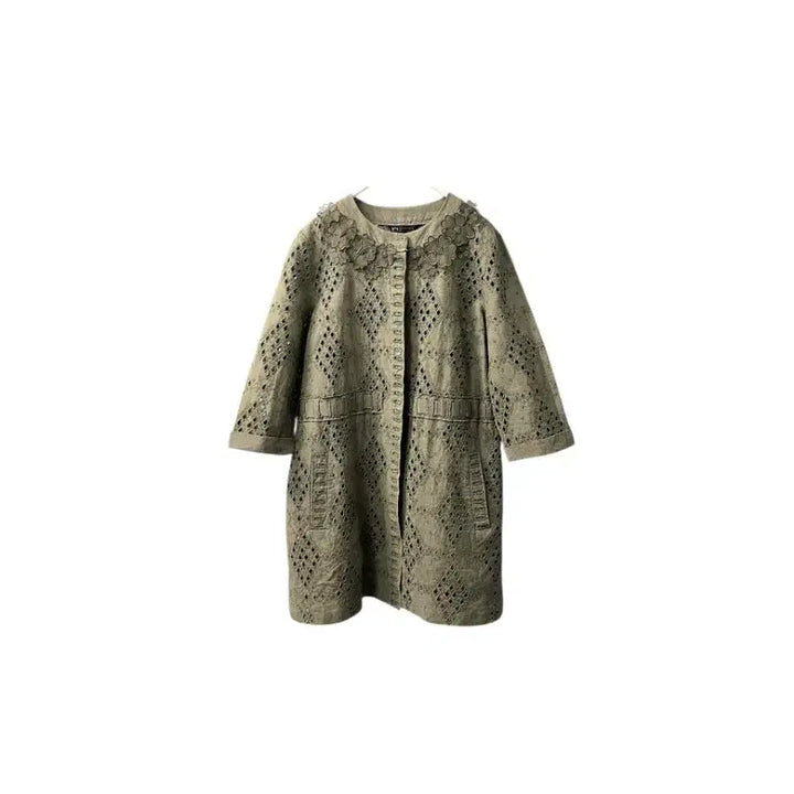 [BUNJANG] GIBI Linen Punching Lace Jacket / 기비  린넨  펀칭 레이스  자켓
