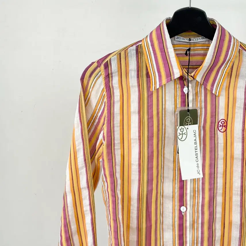 [BUNJANG] JC de Castelbajac Multicolor Stripe Shirt / 제이씨 드 카스텔바작 멀티컬러 스트라이프 셔츠