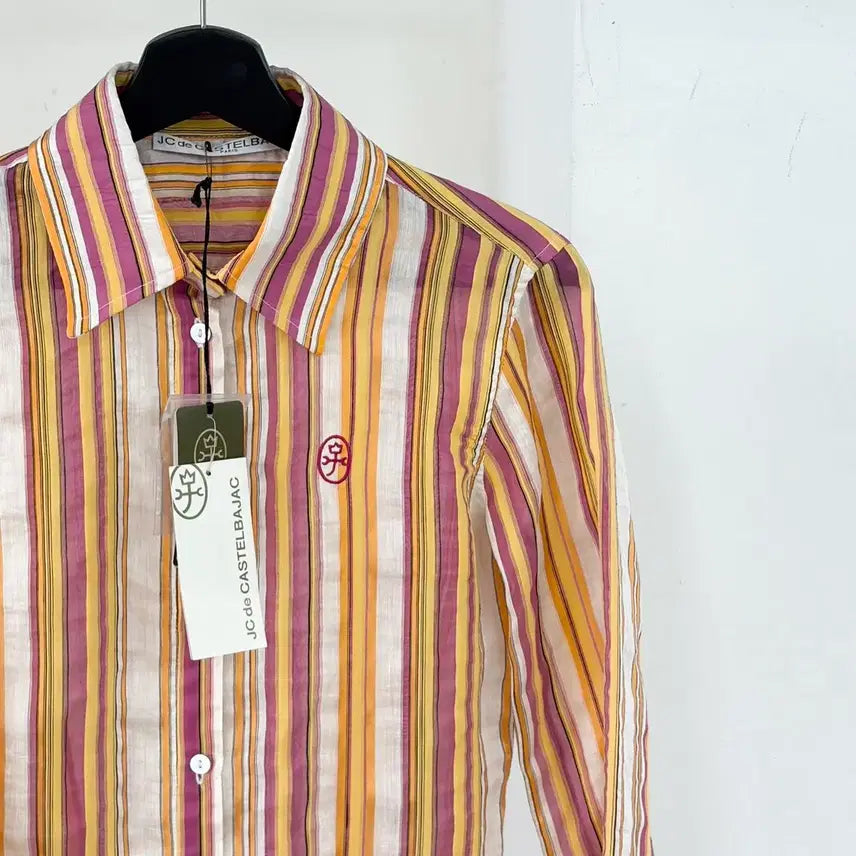 [BUNJANG] JC de Castelbajac Multicolor Stripe Shirt / 제이씨 드 카스텔바작 멀티컬러 스트라이프 셔츠
