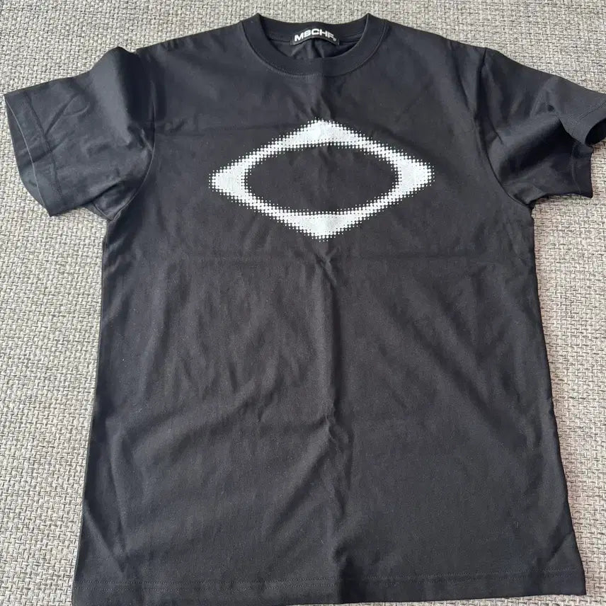 [BUNJANG] Mischief Rhombus Blur Short Sleeve T-Shirt / 미스치프 롬버스 블러 반팔 M