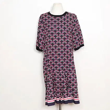[BUNJANG] Satin Pattern Summer Dress / 85 . 샤틴 패턴 여름 원피스
