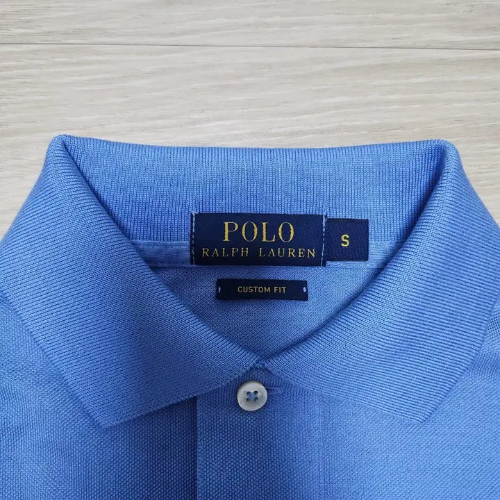 [BUNJANG] Polo Ralph Lauren Cornflower Blue Short Sleeve Polo Shirt / 폴로 랄프로렌 콘플라워색상 반팔 카라티 S-M
