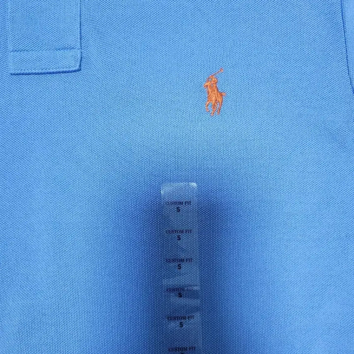 [BUNJANG] Polo Ralph Lauren Cornflower Blue Short Sleeve Polo Shirt / 폴로 랄프로렌 콘플라워색상 반팔 카라티 S-M