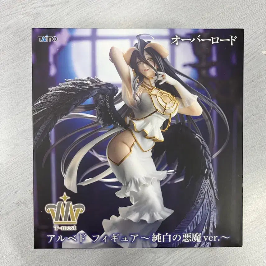 [BUNJANG] Taito Overlord Albedo Pure White Devil Amp Figure (Sealed) / (택포 미개봉)타이토 오버로드 알베도 amp 피규어 순백의 악마 판매