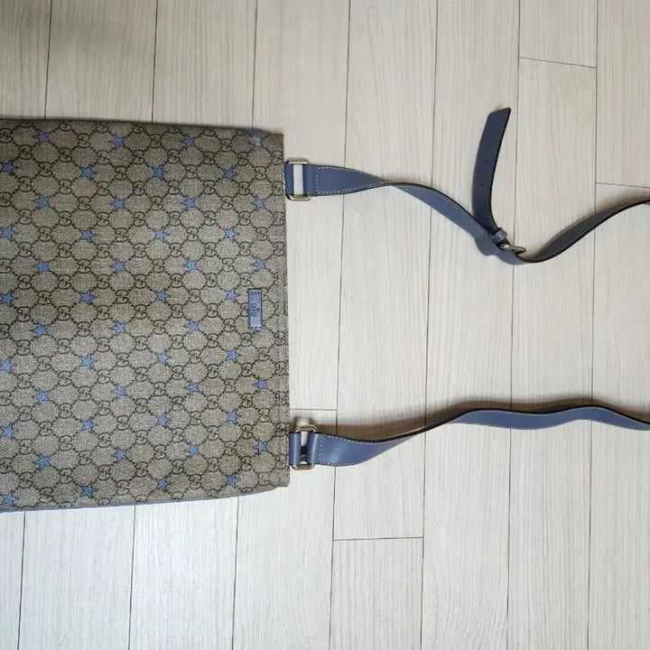 [BUNJANG] Gucci GG Star Pattern Shoulder Bag (Blue) / 정품 구찌 GG 별 패턴 숄더백 (블루)