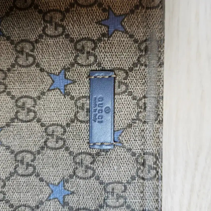 [BUNJANG] Gucci GG Star Pattern Shoulder Bag (Blue) / 정품 구찌 GG 별 패턴 숄더백 (블루)