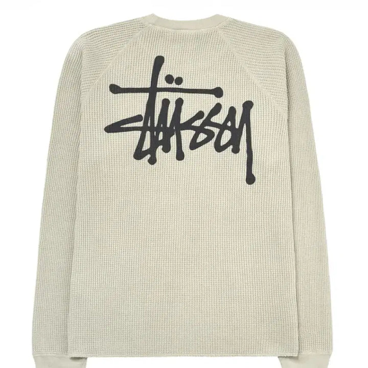 [BUNJANG] Stussy Raglan Thermal Long Sleeve Crew / 수투시 래글런 써멀 롱슬리브 크루본