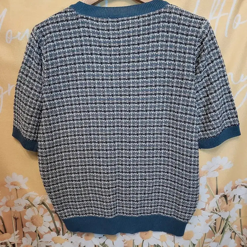 [BUNJANG] ROEM Short-Sleeve Knit T-Shirt / 로엠 반팔 니트 티셔츠 95