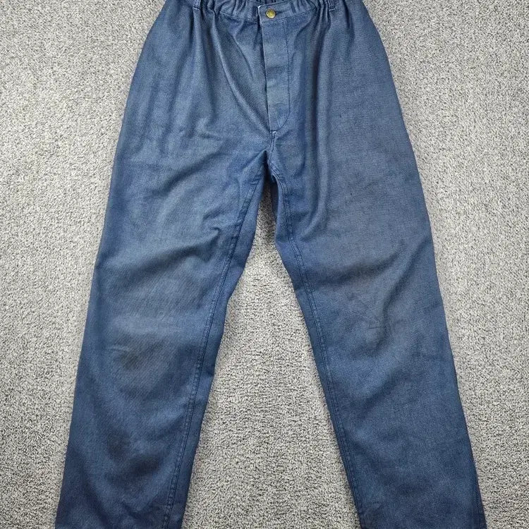 [BUNJANG] Vintage Denim French Work Pants (Approx. 34") / 빈티지 데님 프렌치 워크 팬츠 ( 34"추정 ) / 12162