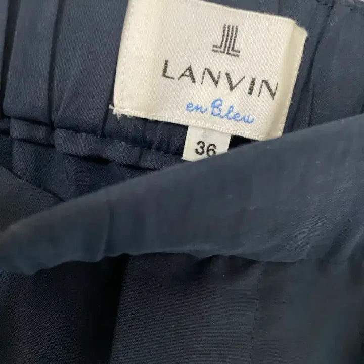 [BUNJANG] Lanvin On Bleu Silk-Like Wide-Leg Pants / 랑방 온 블루 인견바지