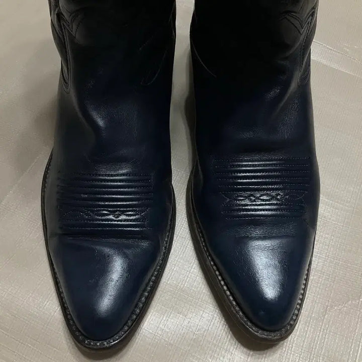 [BUNJANG] Vintage Western Boots Navy / 빈티지 웨스턴 부츠 네이비