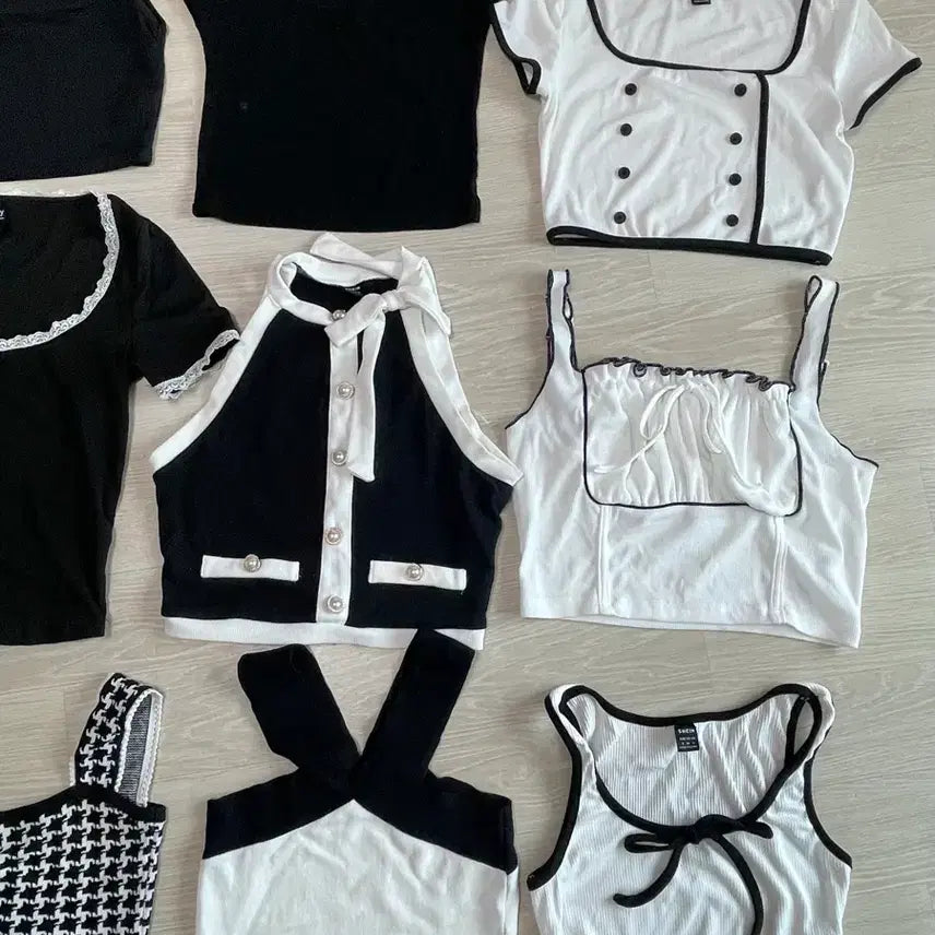 [BUNJANG] Halterneck Sleeveless Top / 민소매 홀터넥 나시 bj의상 방송복