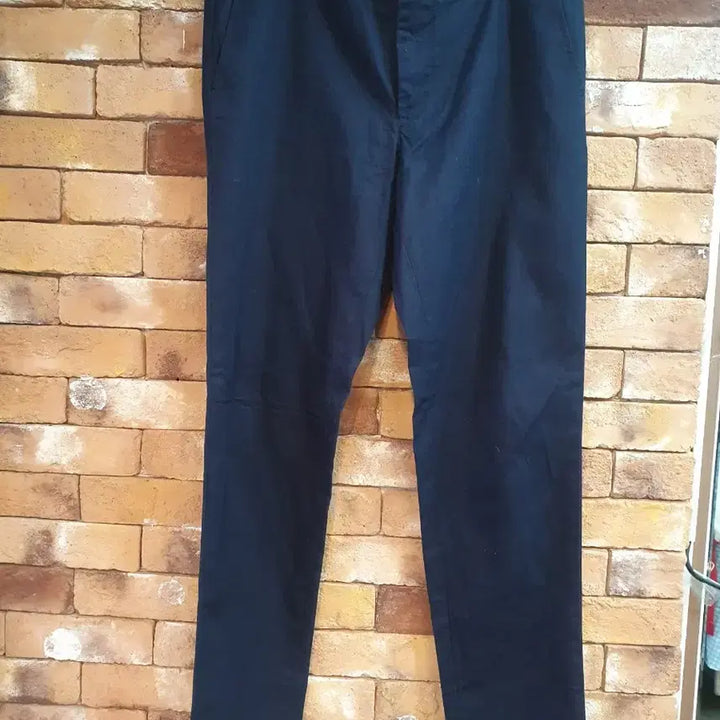[SOLD OUT] 라코스테 슬림핏 네이비 면바지 US 33