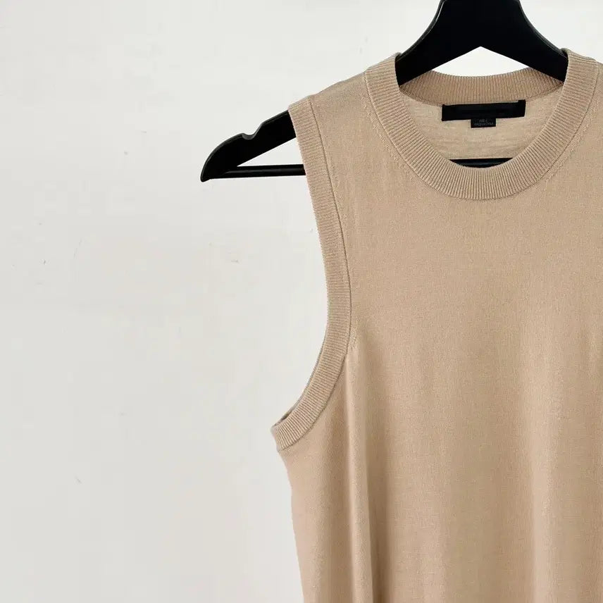 [BUNJANG] Alexander Wang Sleeveless Knit Maxi Dress Beige / 알렉산더 왕 베이지 슬리브리스 니트 맥시 원피스