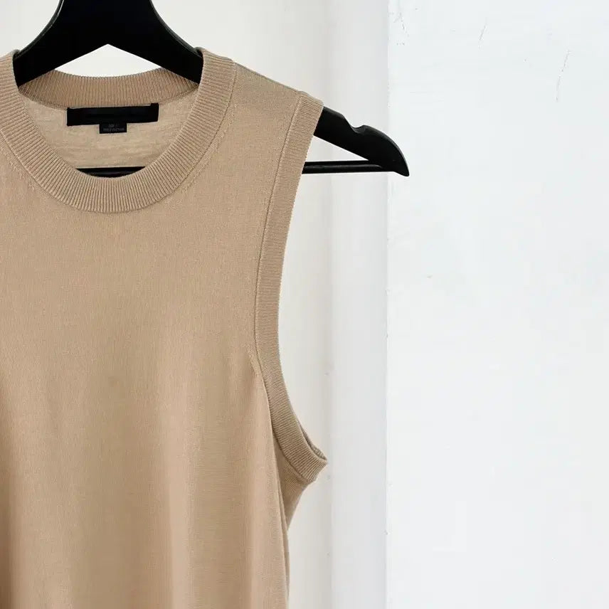 [BUNJANG] Alexander Wang Sleeveless Knit Maxi Dress Beige / 알렉산더 왕 베이지 슬리브리스 니트 맥시 원피스